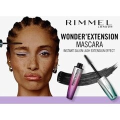 Ripsmetušš Rimmel London Wonder´Extension, 11 ml, 001 Very Black цена и информация | Тушь, средства для роста ресниц, тени для век, карандаши для глаз | kaup24.ee