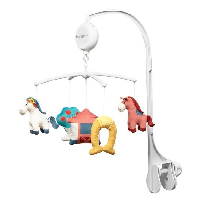 BabyOno muusikaline karussell, hobused, 793 hind ja info | Imikute mänguasjad | kaup24.ee