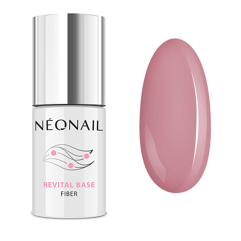 Geellakk Neonail Revital Base Fiber Warm Cover, 7,2 ml цена и информация | Küünelakid, küünetugevdajad | kaup24.ee