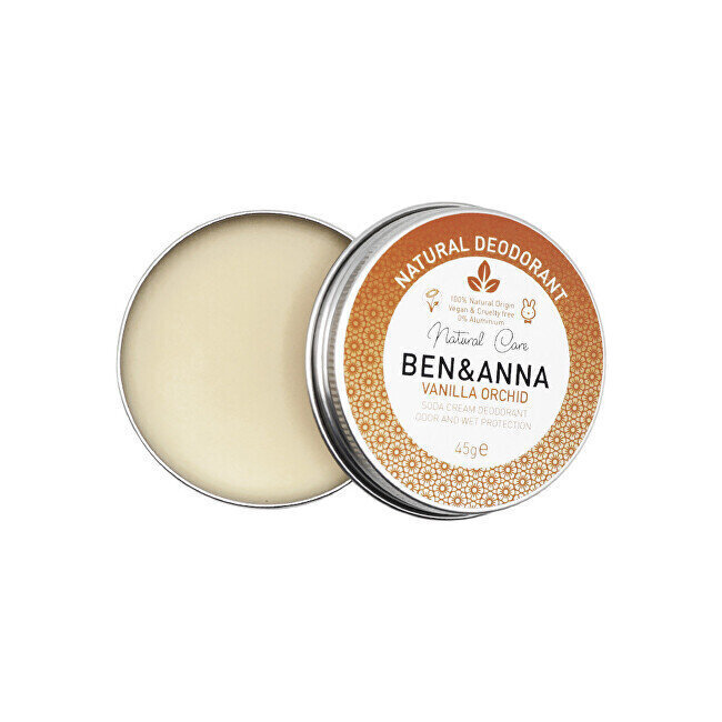 Kreemjas deodorant purgis Ben&Anna Vanilla Orchid, 45 g hind ja info | Deodorandid | kaup24.ee