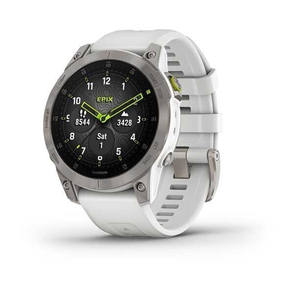 Garmin epix Gen 2 Sapphire White Titanium/Carrera White 47mm цена и информация | Nutikellad (smartwatch) | kaup24.ee
