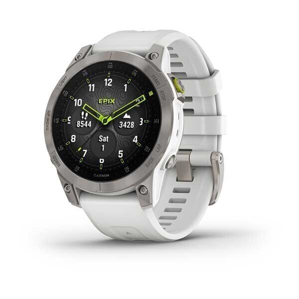 Garmin epix Gen 2 Sapphire White Titanium/Carrera White hind ja info | Nutikellad (smartwatch) | kaup24.ee