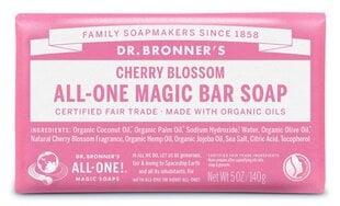 All-One Dr. Bronner's Cherry-Blossom orgaaniline seep 140 g, kirsiõie цена и информация | Мыло | kaup24.ee