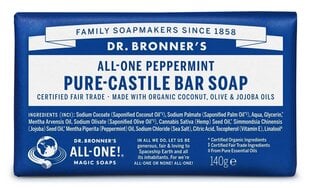 All-One Dr. Bronner's Peppermint orgaaniline vedelseep 140 g, piparmünt цена и информация | Мыло | kaup24.ee