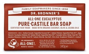 All-One Dr. Bronner's Eucalyptus orgaaniline seep 140 g, eukalüpt цена и информация | Мыло | kaup24.ee