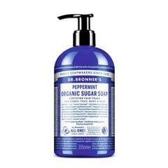 Orgaaniline suhkruseep Dr. Bronner´s Peppermint Sugar Soap 355 ml, piparmünt kaina ir informacija | Seebid | kaup24.ee