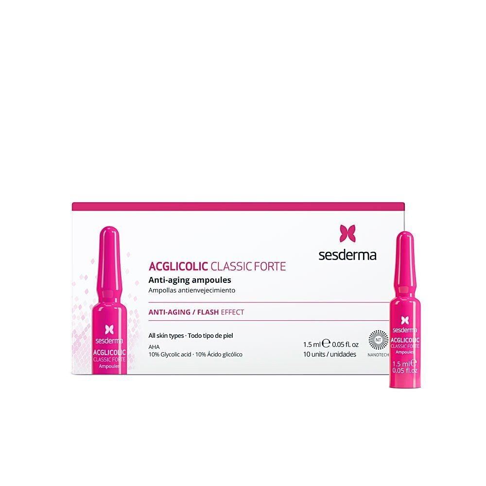 Vananemisvastased kapslid Acglicolic classic Sesderma (2 ml) hind ja info | Näoõlid, seerumid | kaup24.ee