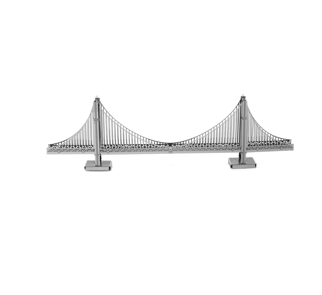 3D pusle Metal Earth San Francisco Golden Gate Sild hind ja info | Lauamängud ja mõistatused | kaup24.ee