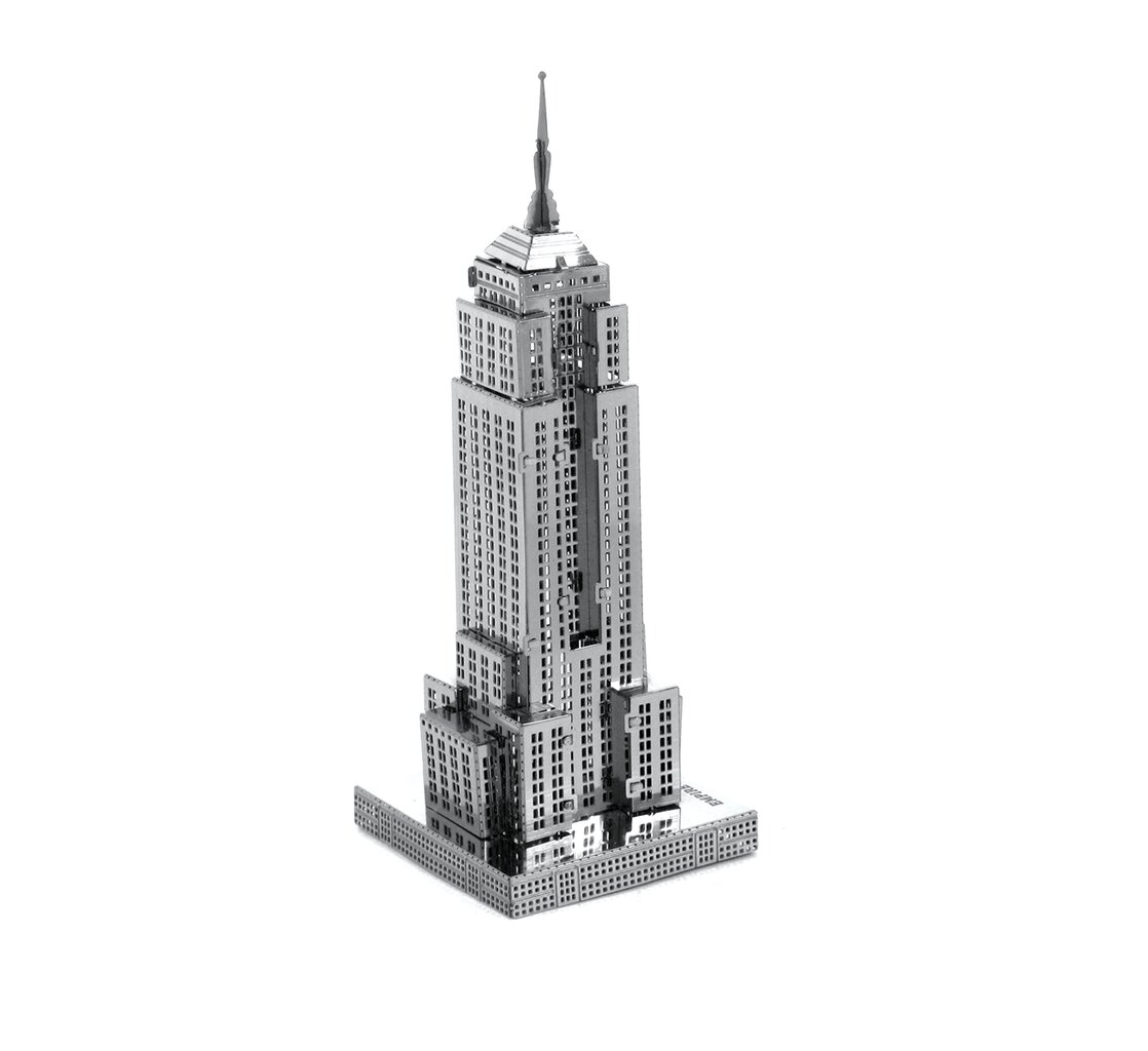 3D pusle Metal Earth Empire State Building hind ja info | Lauamängud ja mõistatused | kaup24.ee