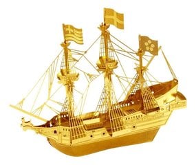 3D pusle Metal Earth 1577a. Purjelaev Golden hind ja info | Lauamängud ja mõistatused | kaup24.ee