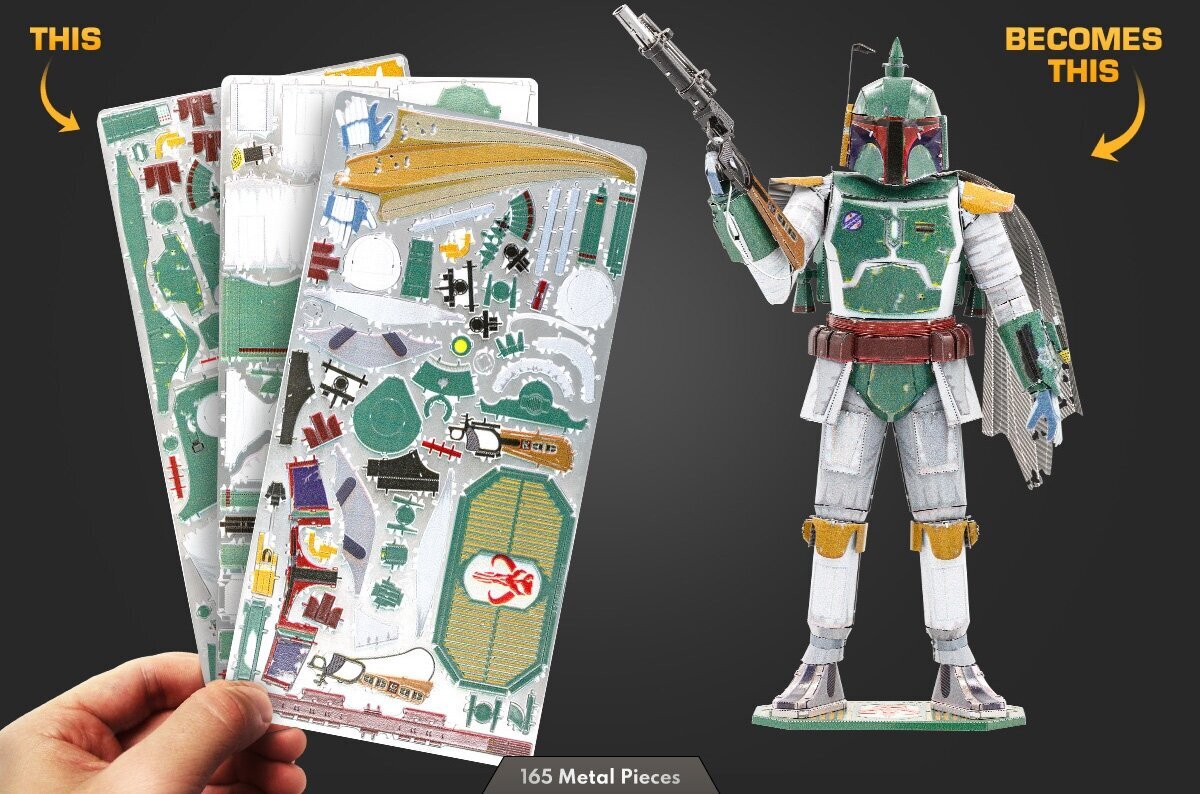 3D pusle Metal Earth Boba Fett™ hind ja info | Pusled | kaup24.ee