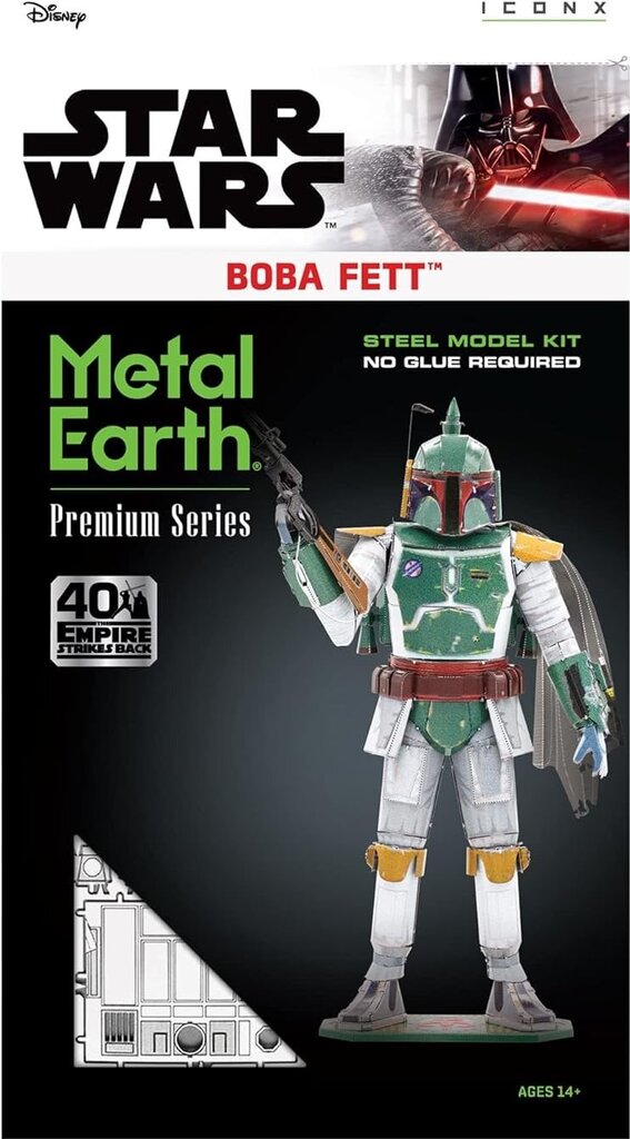 3D pusle Metal Earth Boba Fett™ hind ja info | Pusled | kaup24.ee