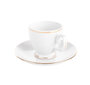 MARIAPAULA CLASSICS GOLD LINE ESPRESSO KOHVITOADE KOMPLEKT 100ML / 12CM 6/12 hind ja info | Klaasid, tassid ja kannud | kaup24.ee