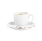 MARIAPAULA CLASSICS GOLD LINE ESPRESSO KOHVITOADE KOMPLEKT 100ML / 12CM 6/12 цена и информация | Klaasid, tassid ja kannud | kaup24.ee