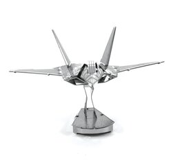 3D pusle Metal Earth lennuk F-22 Raptor hind ja info | Lauamängud ja mõistatused | kaup24.ee