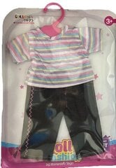 Gerardo's Toys Nukuriiete komplekt püksid ja triibuline pluus hind ja info | Tüdrukute mänguasjad | kaup24.ee