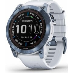 Garmin fēnix® 7X Sapphire Solar Mineral Blue DLC Titanium/Whitestone цена и информация | Смарт-часы (smartwatch) | kaup24.ee