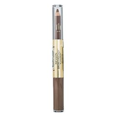 Revlon Brow Fantasy Pencil & Gel kulmupalett 1,49 g, Brunette hind ja info | Kulmuvärvid, -pliiatsid | kaup24.ee