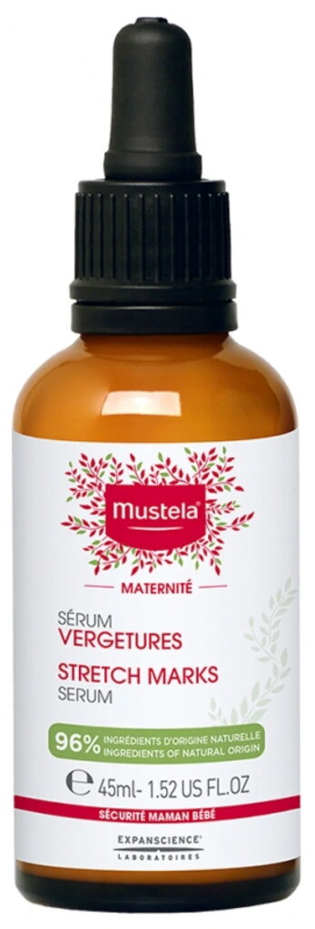 Seerum Maternité Correction Vergetures Mustela (45 ml) цена и информация | Laste ja ema kosmeetika | kaup24.ee