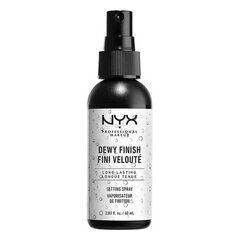 Спрей-фиксатор Dewy Finish NYX (60 мл) цена и информация | Пудры, базы под макияж | kaup24.ee