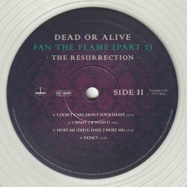 Dead Or Alive - Fan The Flame (Part 2) - The Resurrection, LP, vinüülplaat, 12" vinyl record hind ja info | Vinüülplaadid, CD, DVD | kaup24.ee