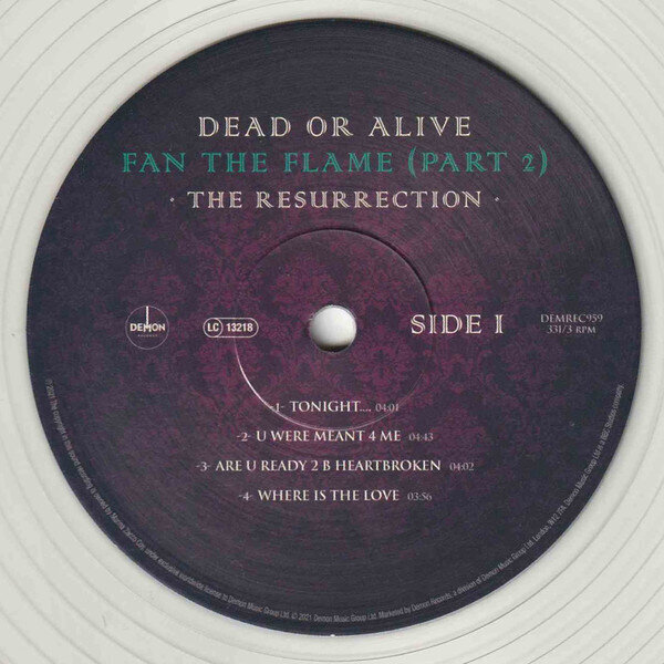 Dead Or Alive - Fan The Flame (Part 2) - The Resurrection, LP, vinüülplaat, 12" vinyl record hind ja info | Vinüülplaadid, CD, DVD | kaup24.ee