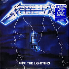 Metallica - Ride The Lightning, LP, vinüülplaat, 12" vinyl record hind ja info | Vinüülplaadid, CD, DVD | kaup24.ee