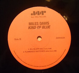 Miles Davis - Kind Of Blue, LP, vinüülplaat, 12" vinyl record hind ja info | Vinüülplaadid, CD, DVD | kaup24.ee