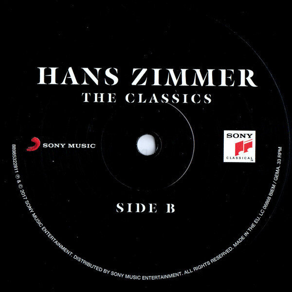 Hans Zimmer - The Classics, 2LP, vinüülplaats, 12" vinyl record hind ja info | Vinüülplaadid, CD, DVD | kaup24.ee