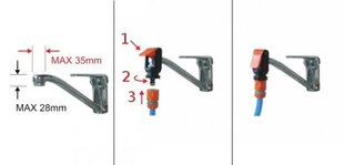 Универсальный адаптер для крана цена и информация | Оборудование для полива | kaup24.ee