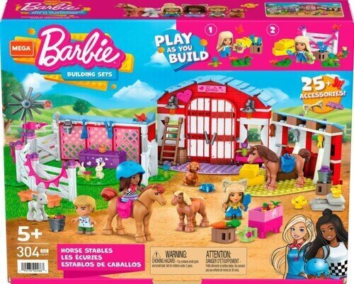 Konstruktor nukk Barbie tallid Mega Construx, HDJ87 hind ja info | Klotsid ja konstruktorid | kaup24.ee