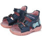 Nahast sandaalid tüdrukutele D.D.step.AC290-418AM, sinine hind ja info | Laste sandaalid | kaup24.ee
