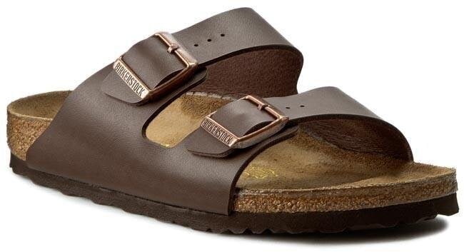 Naiste sandaalid Birkenstock Arizona BF, tumepruun hind ja info | Naiste plätud ja sussid | kaup24.ee