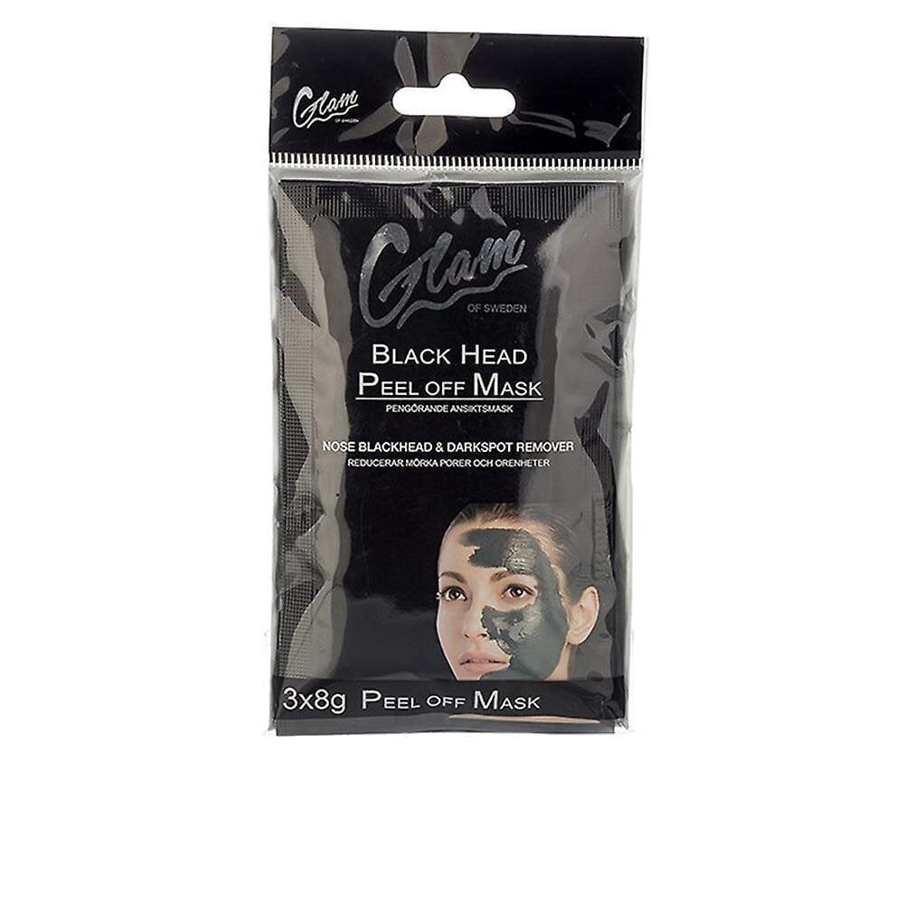 Puhastav mask Glam Of Sweden Black Head Peel (3 x 8 g ) hind ja info | Näomaskid, silmamaskid | kaup24.ee