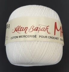 Нитки для вязания Altin Basak MAXI, цвет белый, 37В цена и информация | Принадлежности для вязания | kaup24.ee