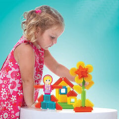 Mängukomplekt-kott 200 osast koos kahe perekonna kujukesega hind ja info | Arendavad mänguasjad | kaup24.ee