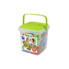 100 osaline hoiukast rohelise mänguplaadiga цена и информация | Развивающие игрушки | kaup24.ee