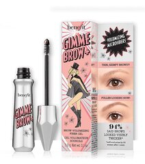 Benefit Gimme Brow+ Brow-Volumizing kulmuvärv 3 g, 02 Light hind ja info | Ripsmetušid, lauvärvid, silmapliiatsid, seerumid | kaup24.ee