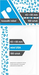 Kaardiümbrised Rebel Mini USA (43 x 65 mm), 100 tk. цена и информация | Настольные игры, головоломки | kaup24.ee