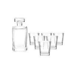 ASTON WHOLE SET GRAPHINE 0,75L + 6 CUP 280ml цена и информация | Стаканы, фужеры, кувшины | kaup24.ee