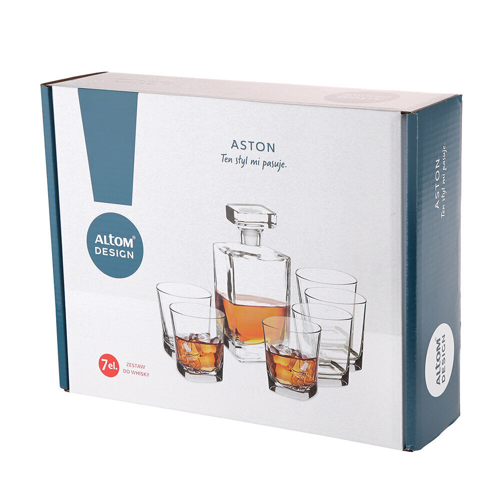 ASTON WHOLE SET GRAPHINE 0,75L + 6 CUP 280ml hind ja info | Klaasid, tassid ja kannud | kaup24.ee