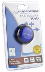 Jagaja Esperanza 4 ühendust EA135B USB2.0 YOYO цена и информация | Адаптеры и USB-hub | kaup24.ee