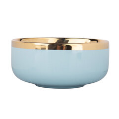 Салатница Aurora Gold 14 см 500 мл, цвет светло - синий цена и информация | Посуда, тарелки, обеденные сервизы | kaup24.ee