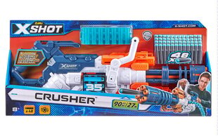 Игрушечная винтовка с мягкими дротиками ZURU X-Shot Crusher, 8+ цена и информация | Развивающий мелкую моторику - кинетический песок KeyCraft NV215 (80 г) детям от 3+ лет, бежевый | kaup24.ee