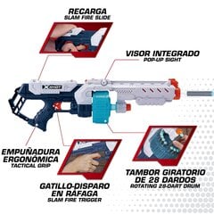 Mängupüstol "X-Shot Turbo Fire" hind ja info | Poiste mänguasjad | kaup24.ee