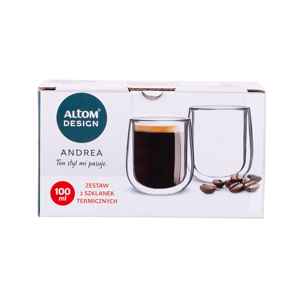 ANDREJAS 2 TERMA TASSI 100 ML hind ja info | Klaasid, tassid ja kannud | kaup24.ee