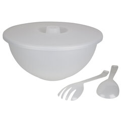 Миска с крышкой WEEKEND 26 см, 3,6 л, цвет белый цена и информация | Посуда, тарелки, обеденные сервизы | kaup24.ee