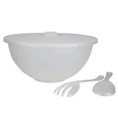 Миска с крышкой WEEKEND 26 см, 3,6 л, цвет белый цена и информация | Посуда, тарелки, обеденные сервизы | kaup24.ee