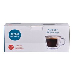 ANDREJAS 2 TERMĀLĀS KRUSES 420 ML цена и информация | Стаканы, фужеры, кувшины | kaup24.ee