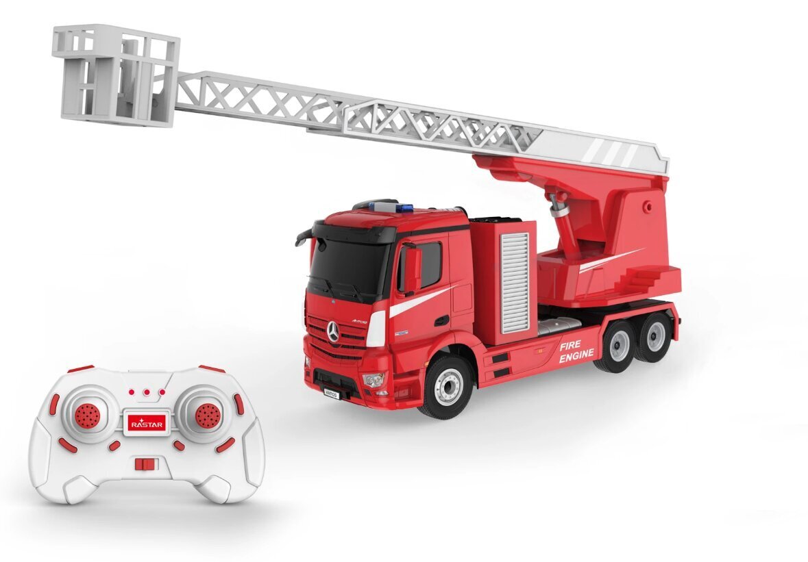 Tuletõrje puldiauto Rastar Mercedes-Benz 1:24 hind ja info | Poiste mänguasjad | kaup24.ee